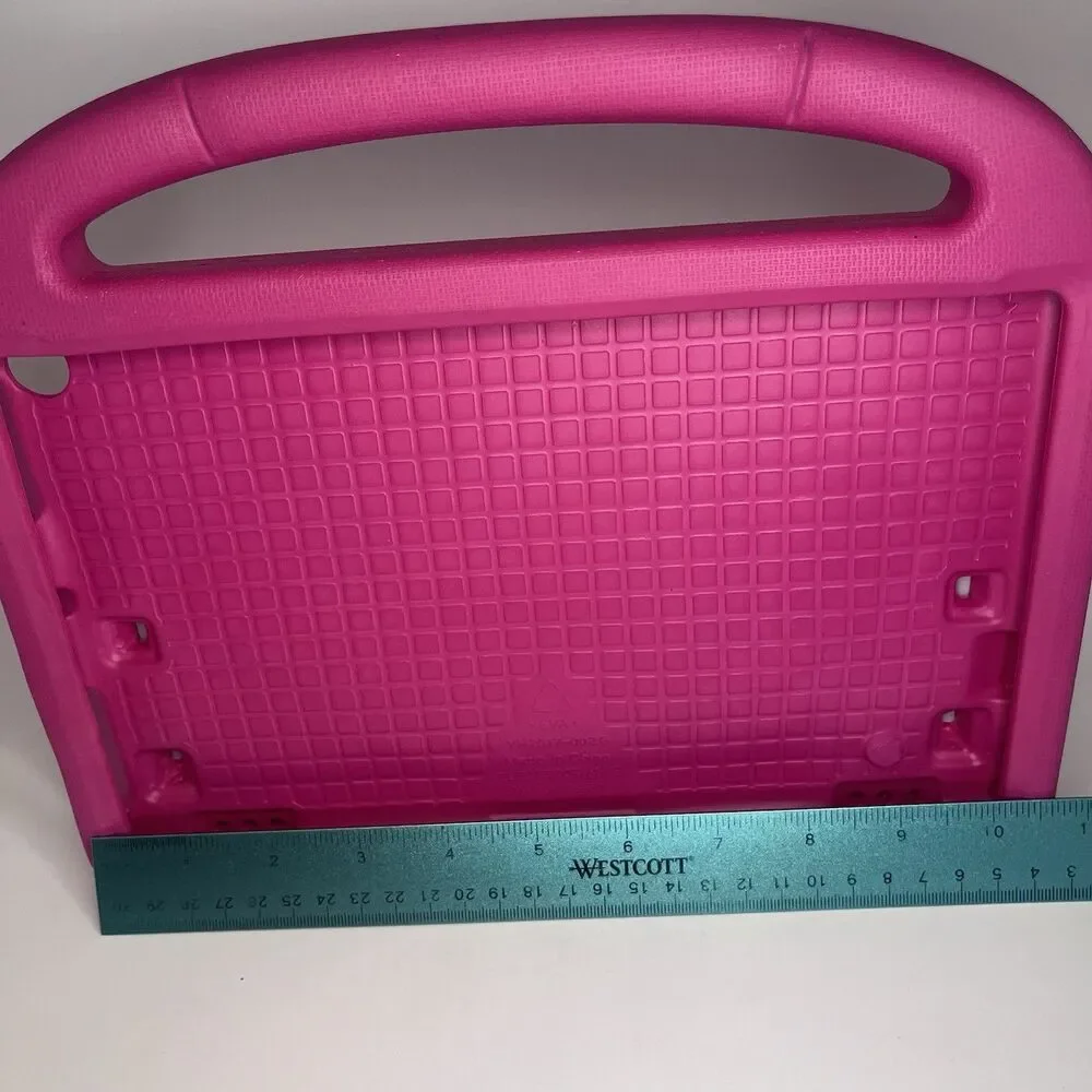 Kids Tablet Case 10 Inch EVA Foam Shockproof Pink with Handle Kickstand
